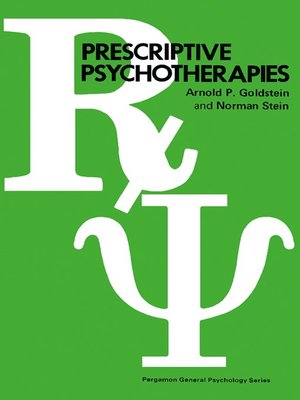 cover image of Prescriptive Psychotherapies